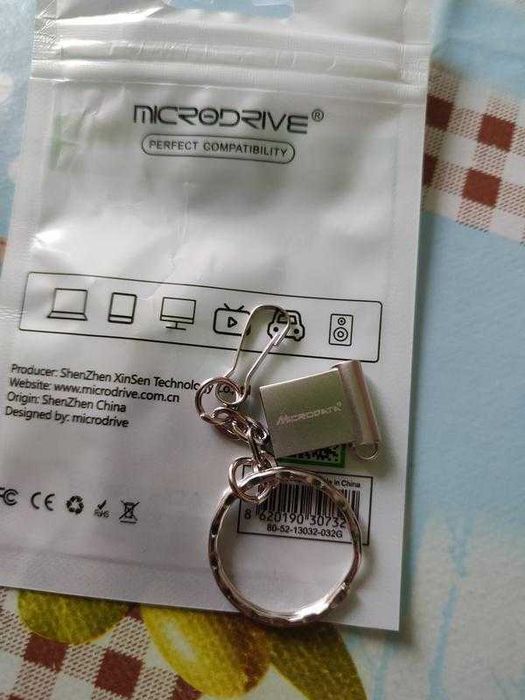 Флешка usb 2.0 залізна microdata 32гб flash 32gb
