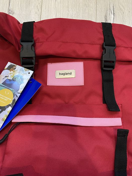 Рюкзак Роллтоп Bagland Holder 25 Л. Червоний