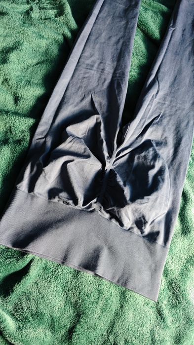 Legginsy jeansowe na szerokiej gumie