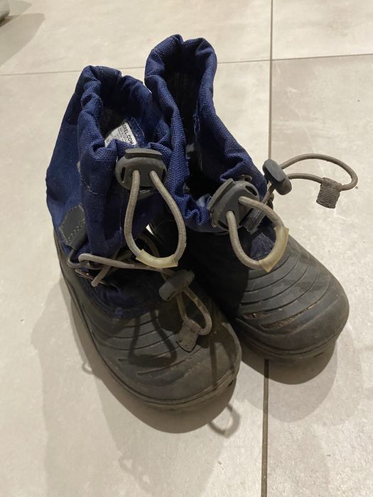 Buty sorel 25 -14 cm sniegowce niebieski z wkladka
