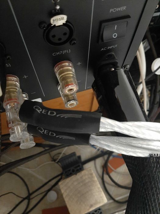 Cabo de coluna Qed Genesis e audioquest CV-1