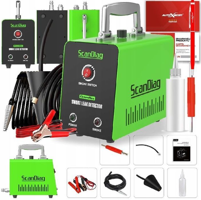 Scandiag GREEN GENERATOR DYMU DYMNY TESTER SZCZELNOŚCI ZADYMIARKA EVAP