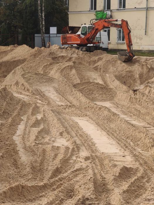 Пісок річковий насипом з доставкою