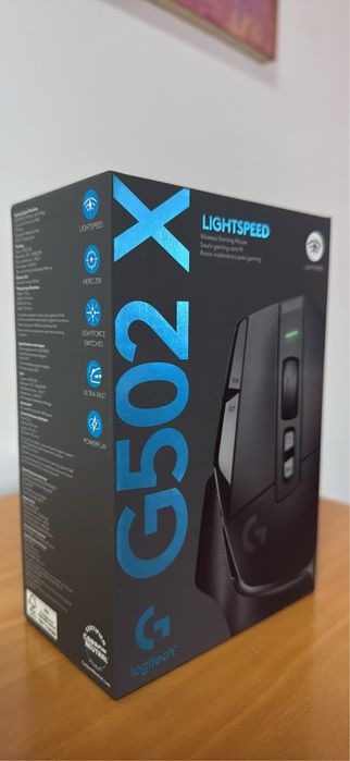 Logitech G502 X LIGHTSPEED (Pouco Uso=NOVO)