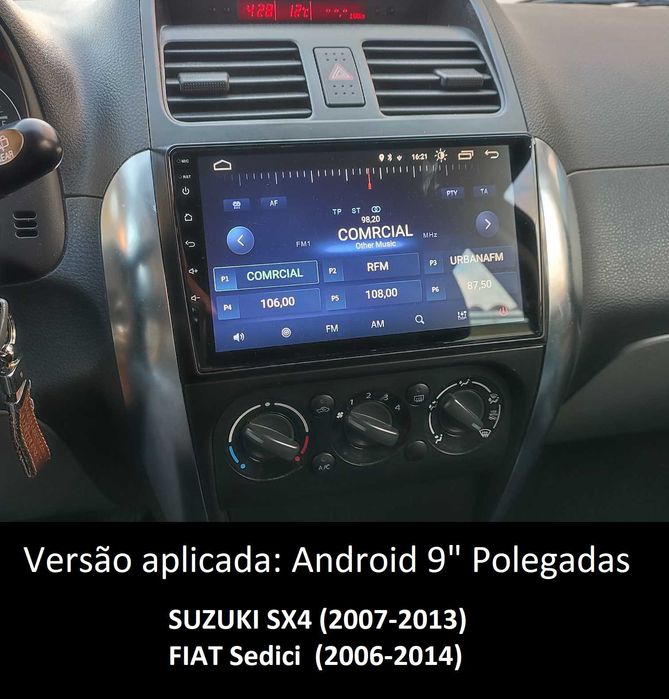 (NOVO) Rádio 2DIN • Suzuki ALTO / SX4 / SPLASH • Android [4+64GB]