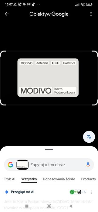 Karta podarunkowa ccc