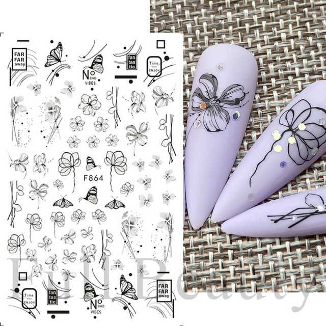 Autocolantes stickers nails