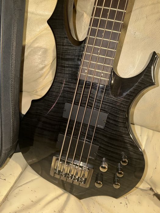 Gitara basowa ESP LTD F-415FM Zamienie na 4rke