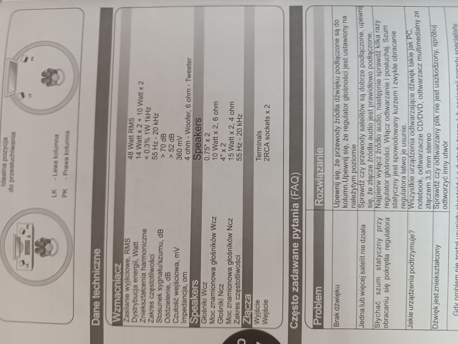Głośniki komputerowe Microlab B77 z wbudowanym wzmacniaczem