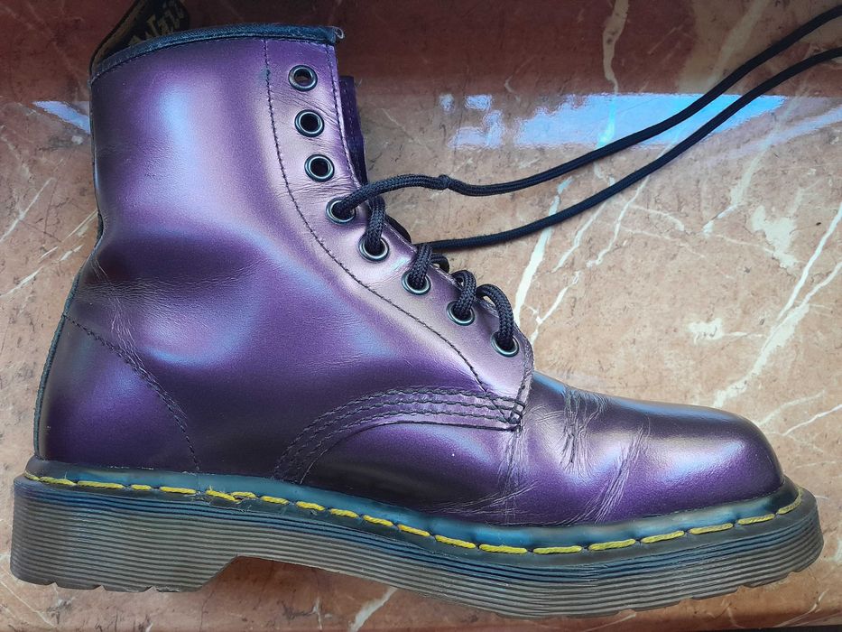 Dr. Martens 25 см шкіряні черевики, рокерские кожаные берцы мартенс готические ботинки мартинсы