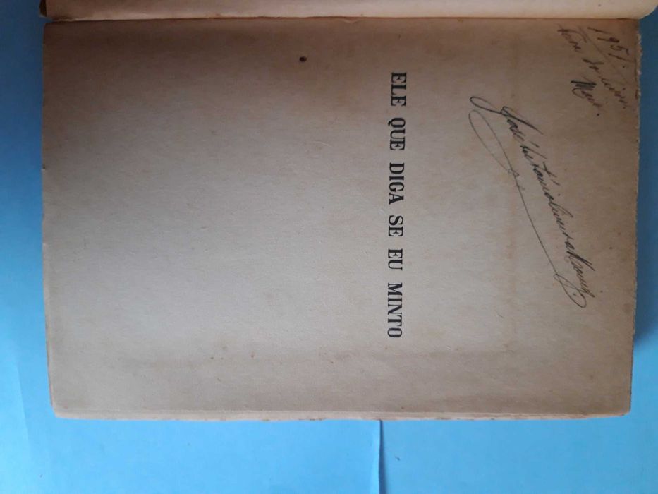 Livro  Ref:PVI  - Ele que diga se eu Minto - Antonio Botto