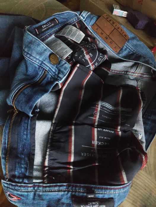 Джинсы Tommy Hilfiger jeans USA w34 stretch blue.