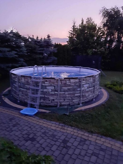 Basen ogrodowy stelażowy 488x122 BESTWAY (zestaw) - sprzedam Kielce