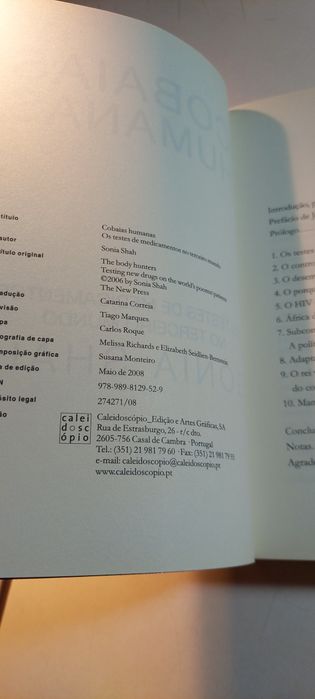 Cobaias Humanas - Sonia Shah