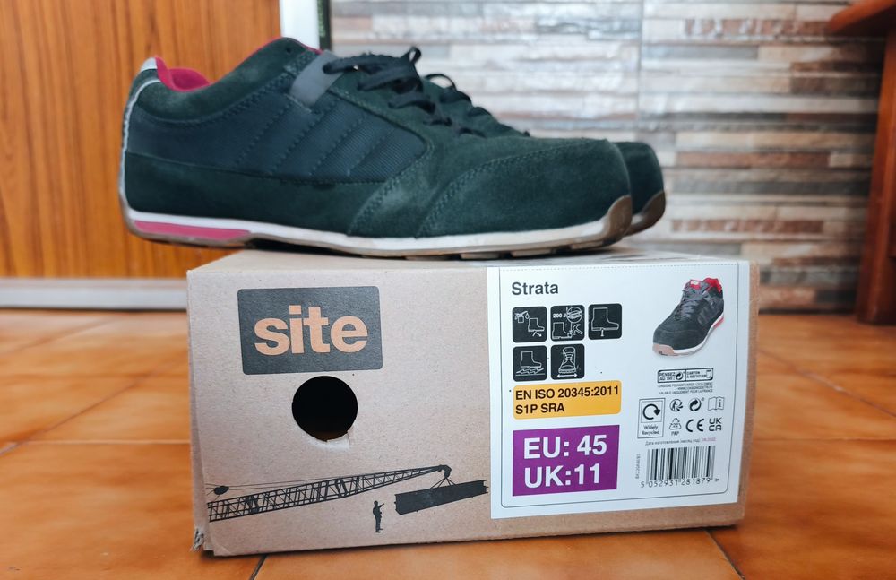 Sapatos tênis de protecção n 45 leves e confortáveis 
Muito leves e co