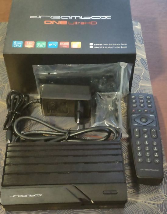Dreambox One Ultra HD BT Edition 2X DVB-S2X - wersja z pilotem BT