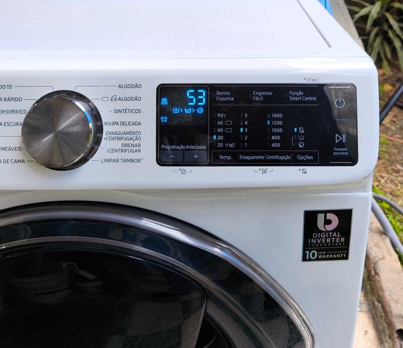 Maquina lavar roupa Samsung qdrive addwash ecobubble A+++