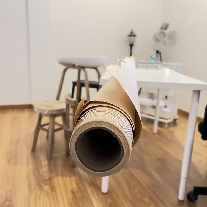 Rolo fotografico bege