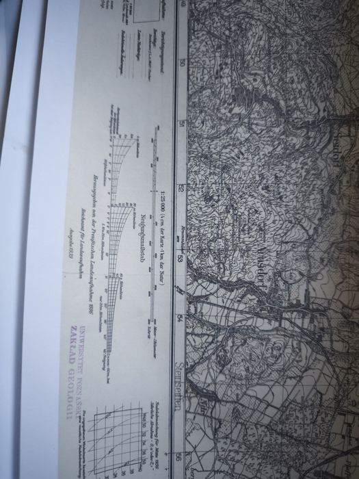 (Meßtischblatt) 1890 -1945  Reprint wszystkie arkusze map 1:25000.