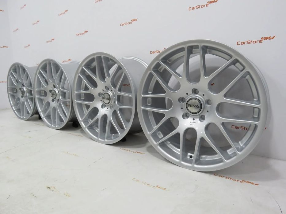 Jantes Riva RVD / Bmw M3 CSL 19 '' 8 et 34 + 9 et 37 5x120 Silver