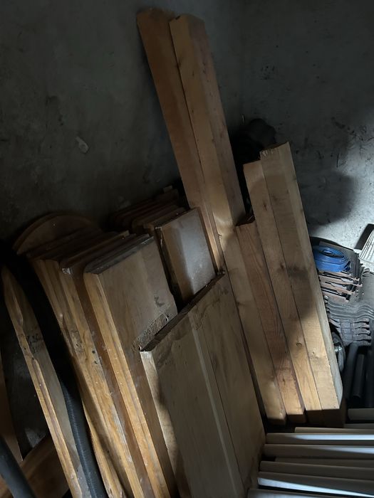 Stopnie dębowe wangi z demontażu