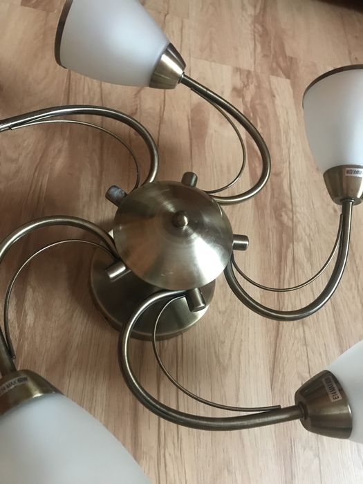 Żyrandol lampa sufitowa na 5 żarówek