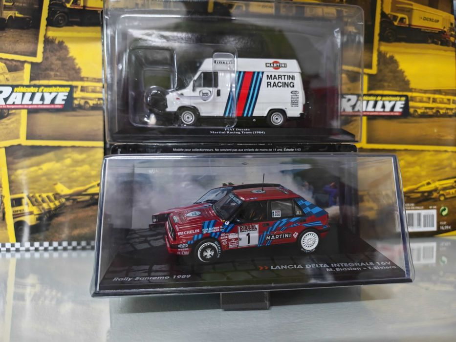 Lancia Delta Integrale 16V + Fiat Ducato  Team Lancia Martini Rally 1:43