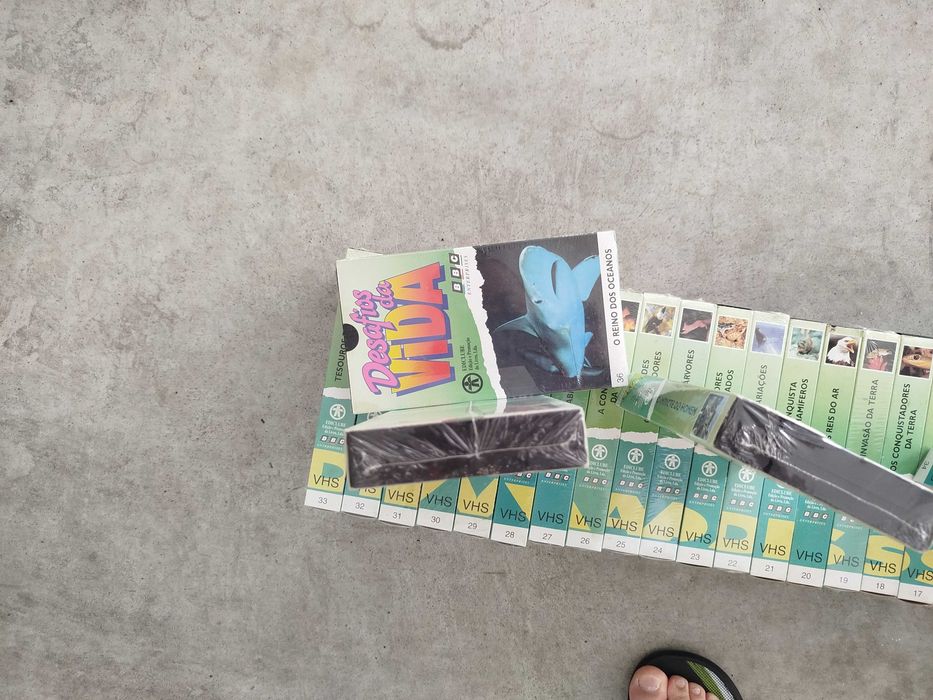 Coleção De 37 cassetes BBC Vida Selvagem