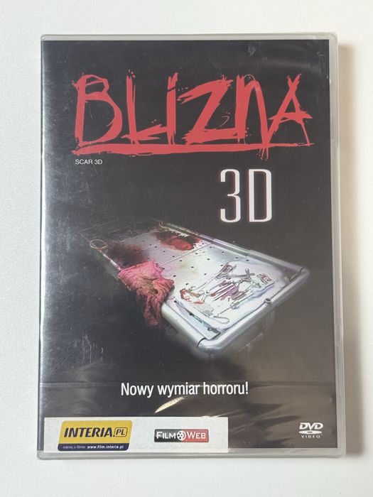 Blizna 3D Film na DVD NOWY zafoliowany