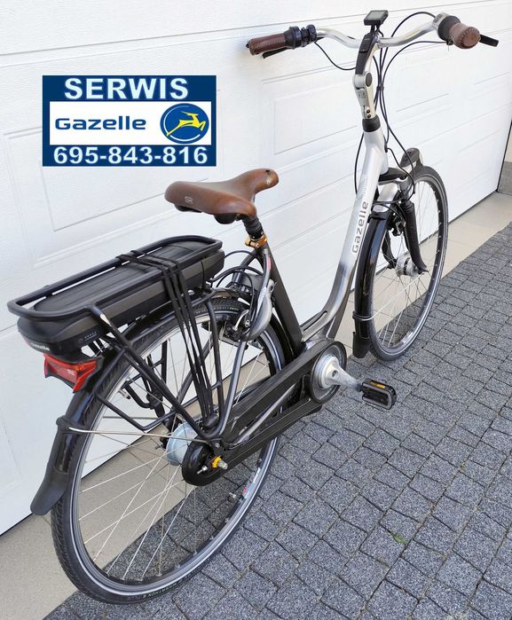 gazelle c8 ładny stan shimano nexus 8 hydraulika dobra bateria serwis gazelle
