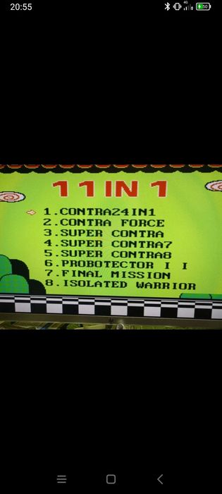 Mini Consola  com 1 comando e muitos jogos antigos