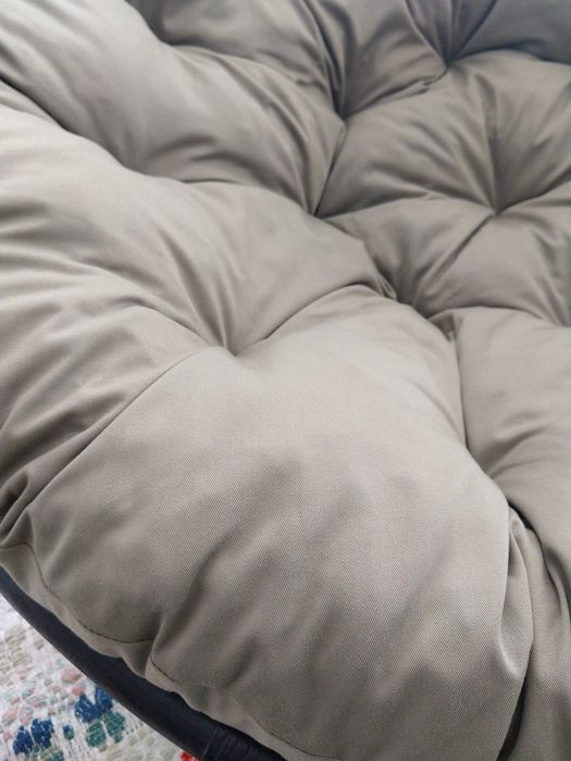 Cadeirão Papasan em rotim [La Redoute]