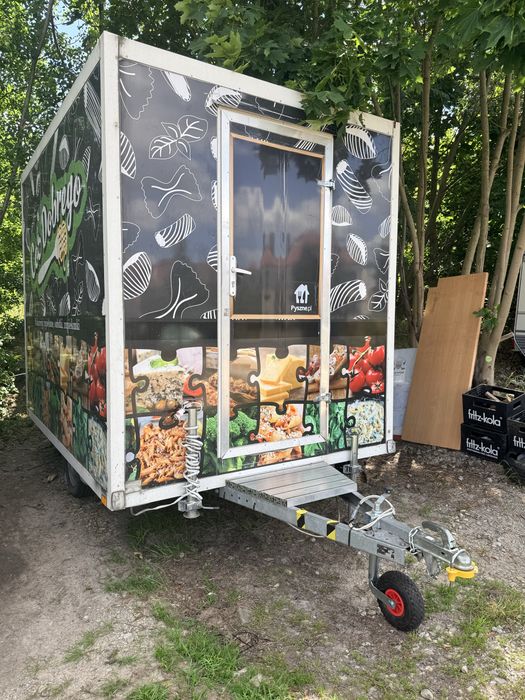 Wynajem przyczepa gastronomiczna 3,5m (dostępna od IX)