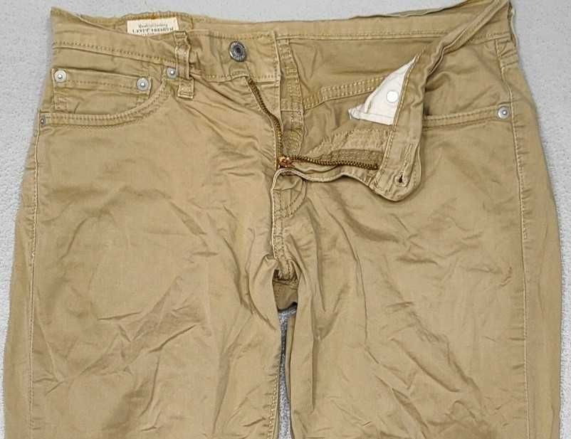 Wr) LEVI'S 511 oryginalne spodnie materiałowe Roz.28/32