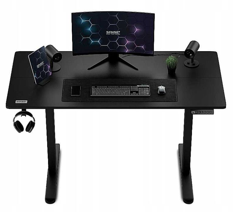 Nowe Biurko Elektryczne Regulowane 120x60cm Regulacja Wysokości HIT