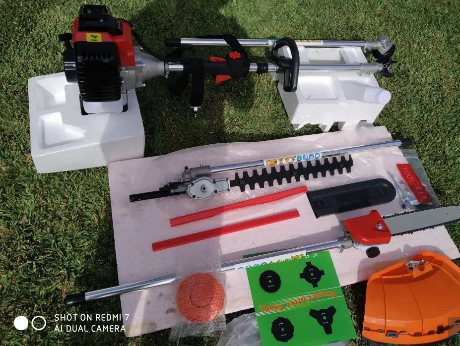 Roçadora multifunções 58cc  8 em 1.German Kraft Novas