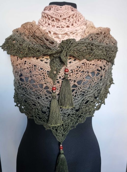 Chusta szydełkowa - rękodzieło