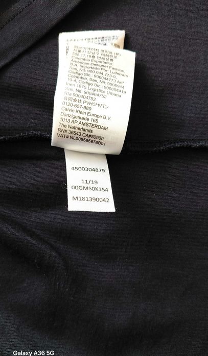 Męska koszulka Calvin Klein..