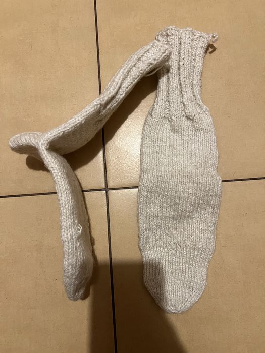 Skarpety bambosze ręcznie robione