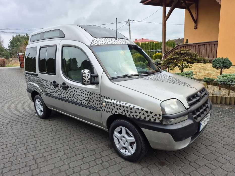 Fiat Doblo 2005r 1.6 103KM Nowy Gaz Sekwencja Klima Hak