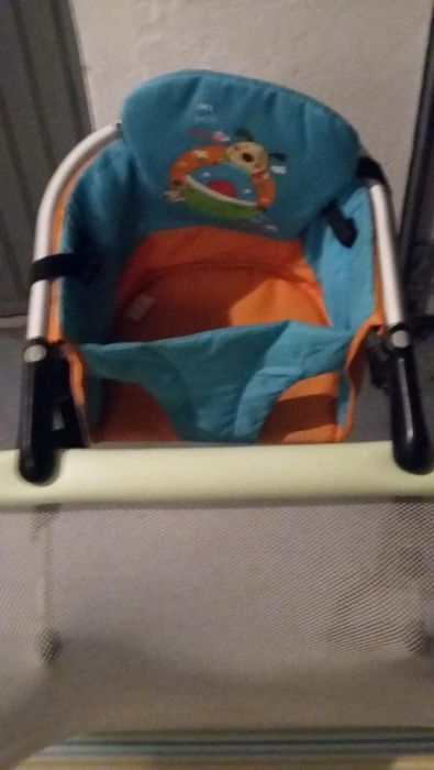 cadeira da papa, banheira, parque