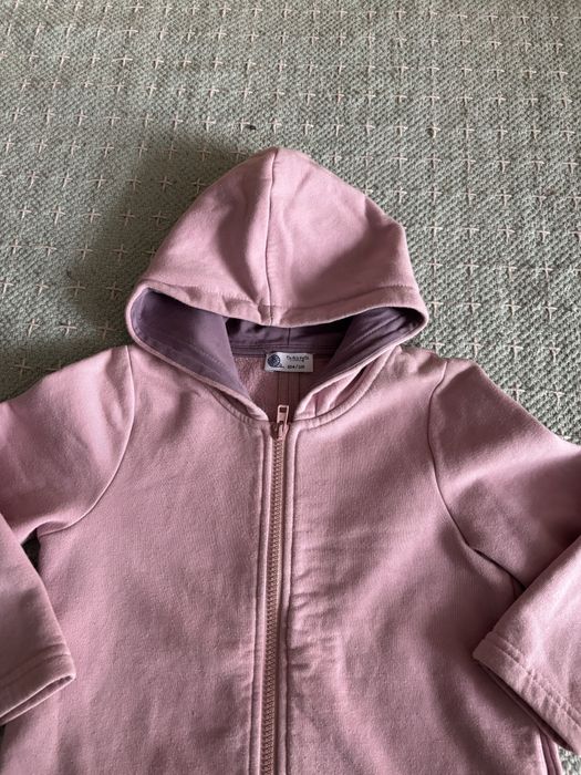 Bluza różowa 104/110 ciepła przedłużana tuszyte