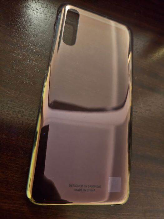 Capa Samsung A50 impecável rosa efeito espelho
