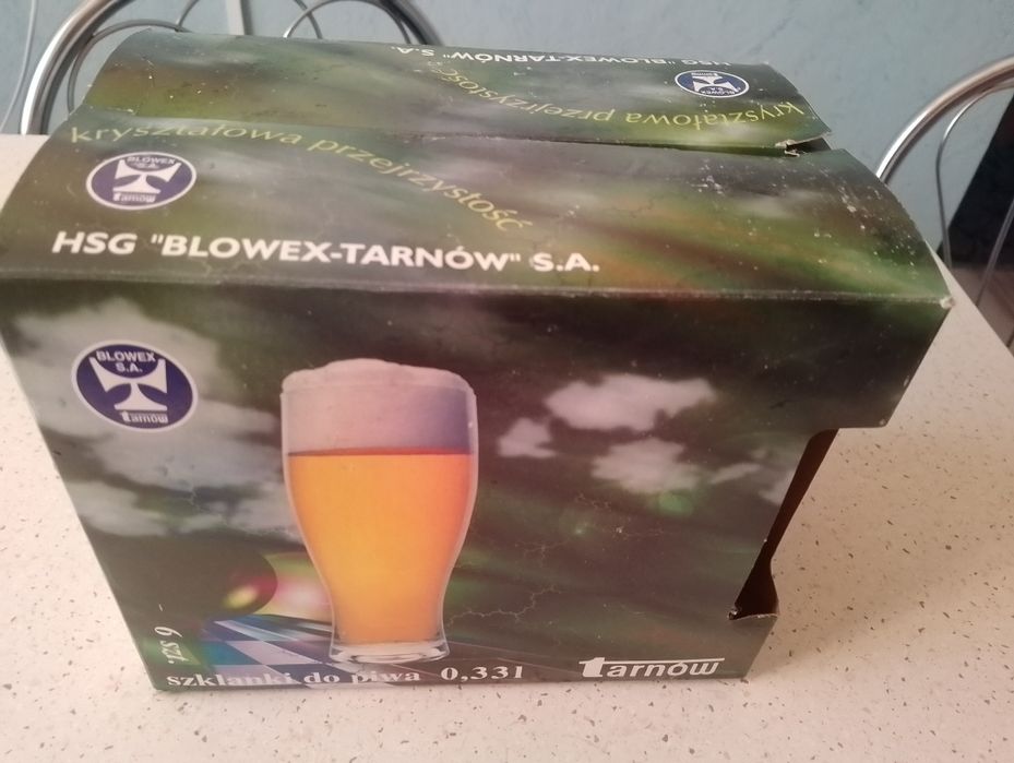 Zestaw 6 szklanek do piwa