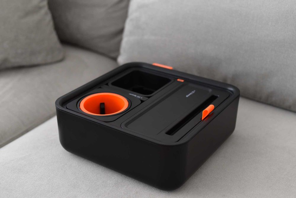 Couch console - Preta/Laranja ou Branca/Laranja