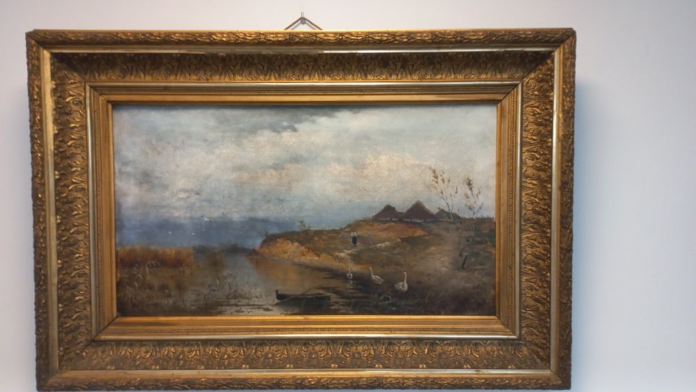 Sprzedam obraz olejny na płótnie z 1894r z Lwowa