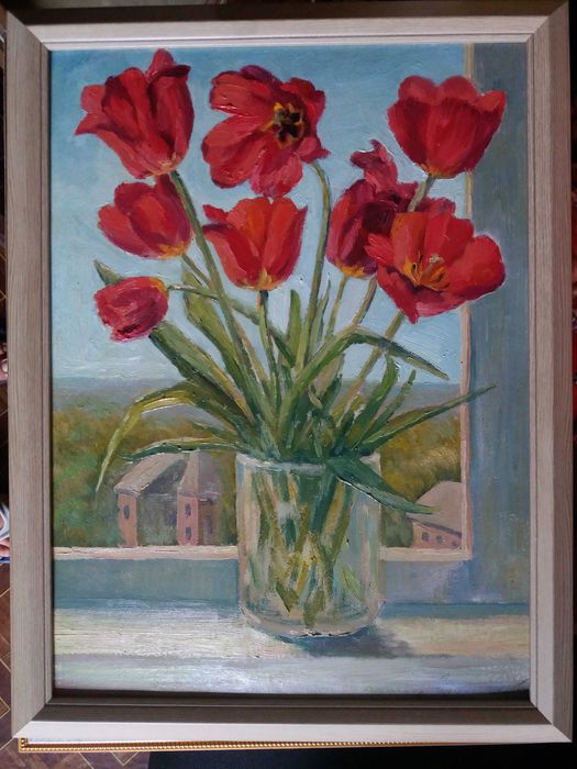 картины. масло, оргалит.рама в подарок