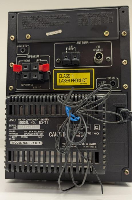 Aparelhagem de som JVC UX-T1