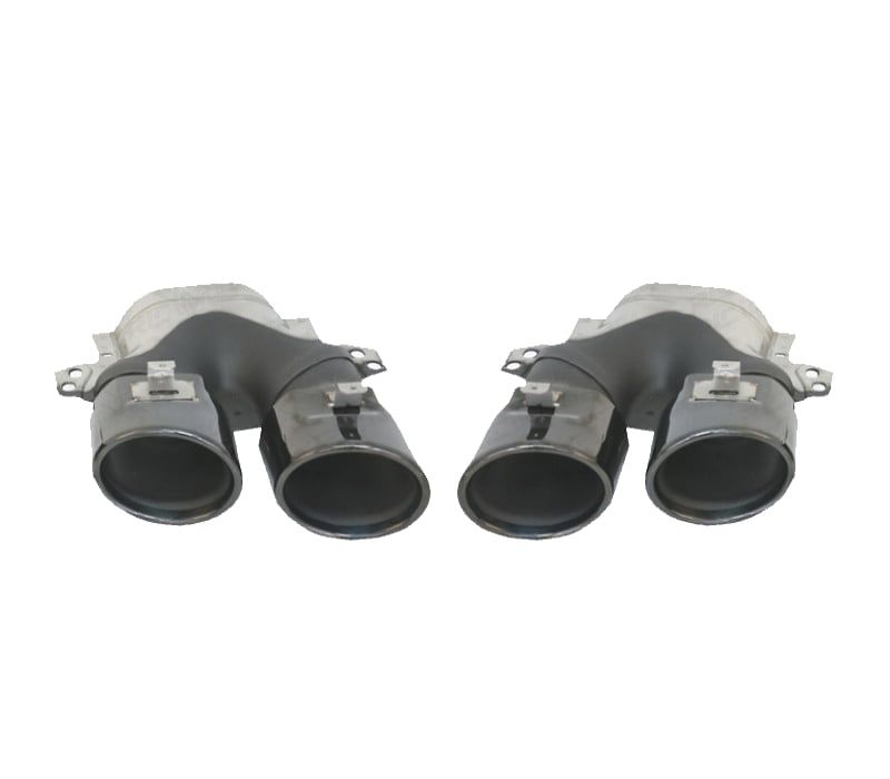 PONTEIRAS DE ESCAPE MERCEDES GLC C253 X253 15-18 LOOK AMG GLC43 PRETAS
