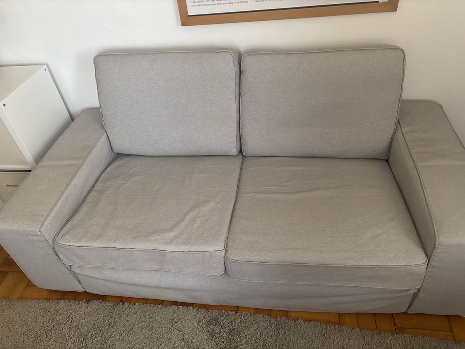Sofa 2 lugares cinzento